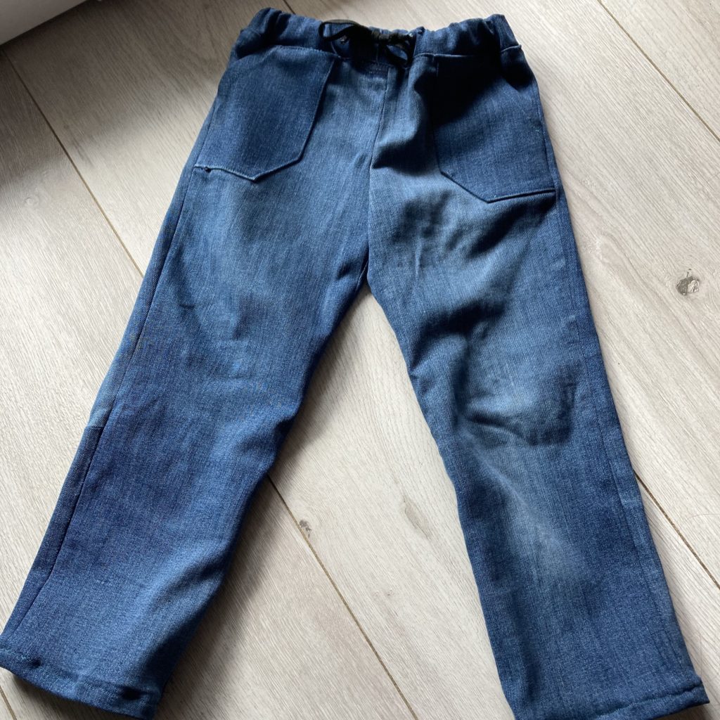 levi's upcyclé en pantalon enfant chambarand couture enfant
