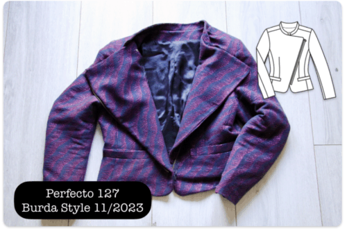 perfecto 127 burda style 11/2023 jacquard studio walkie talkie